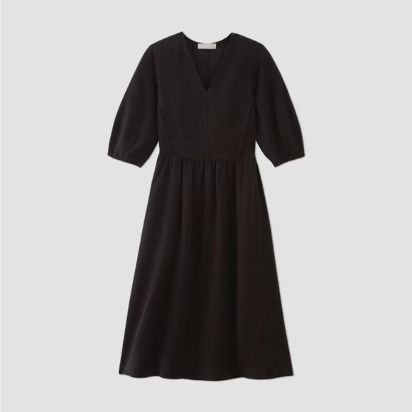 sale | everlane | the TENCEL™ puff-sleeve dress - Picture 6 of 6